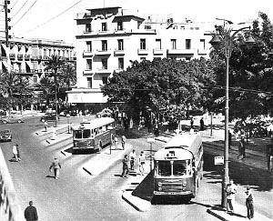 PA c- 034- Place d'Armes- trams et autobus